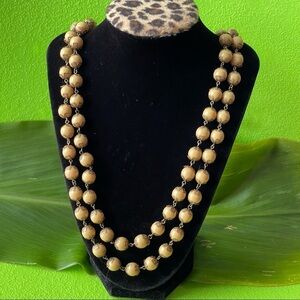 Vintage 1950s LUCITE Beaded Necklace